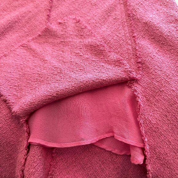 🌷Y2K🌷W.D.N.Y. Silk Lined Pink Barbiecore Skirt Women's Size 10 - Picture 10 of 12